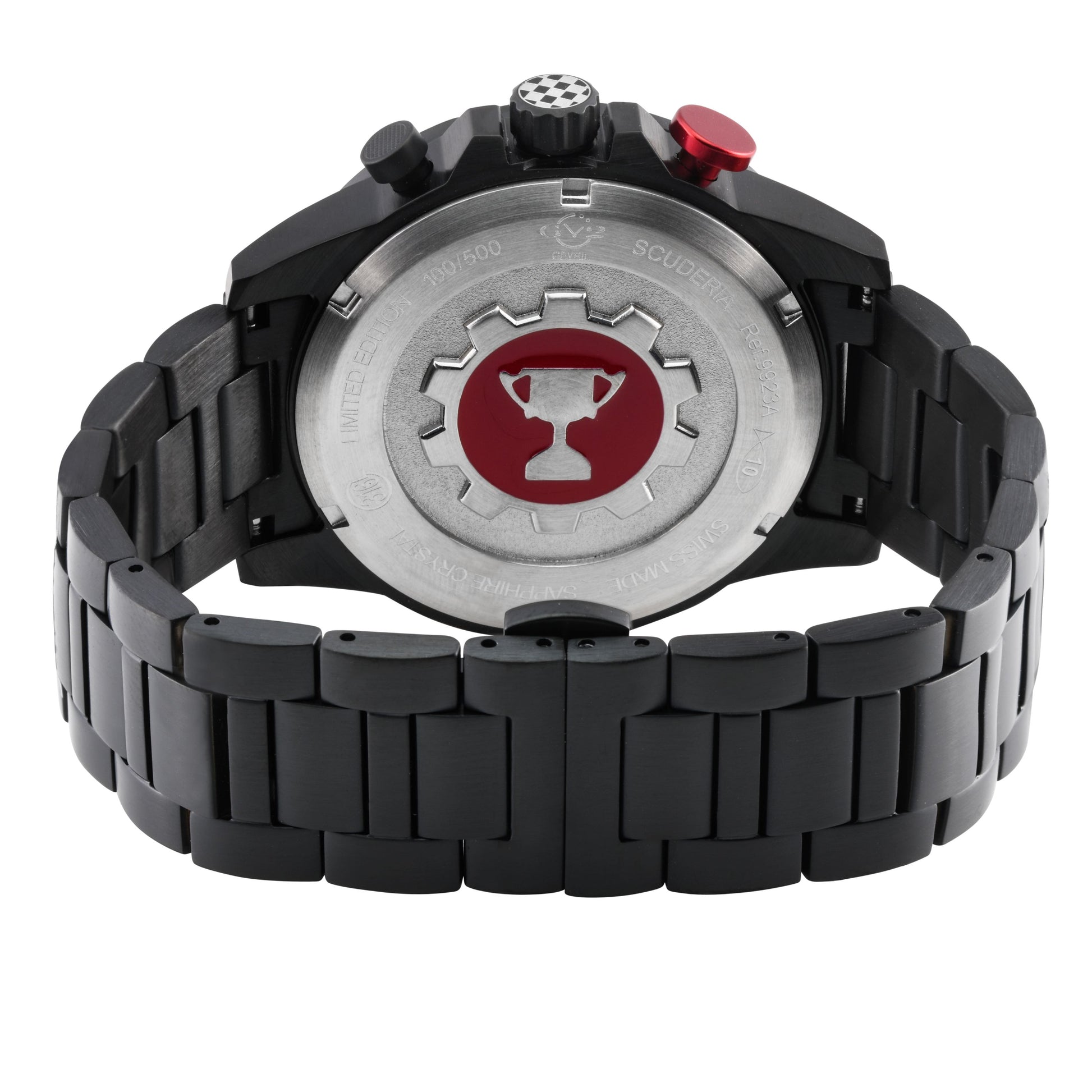 title:GV2 by Gevril Men's Scuderia 45mm Quartz Watch 9923B;color:Black