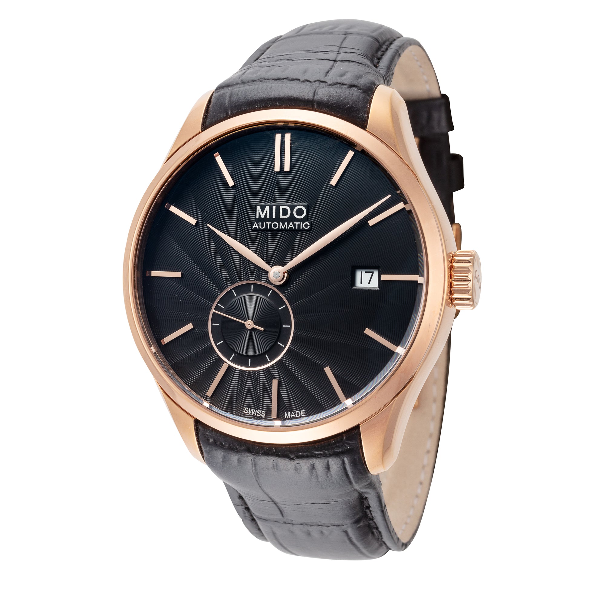 title:Mido Men's M0244283605100 Belluna II 40mm Automatic Watch;color:Black