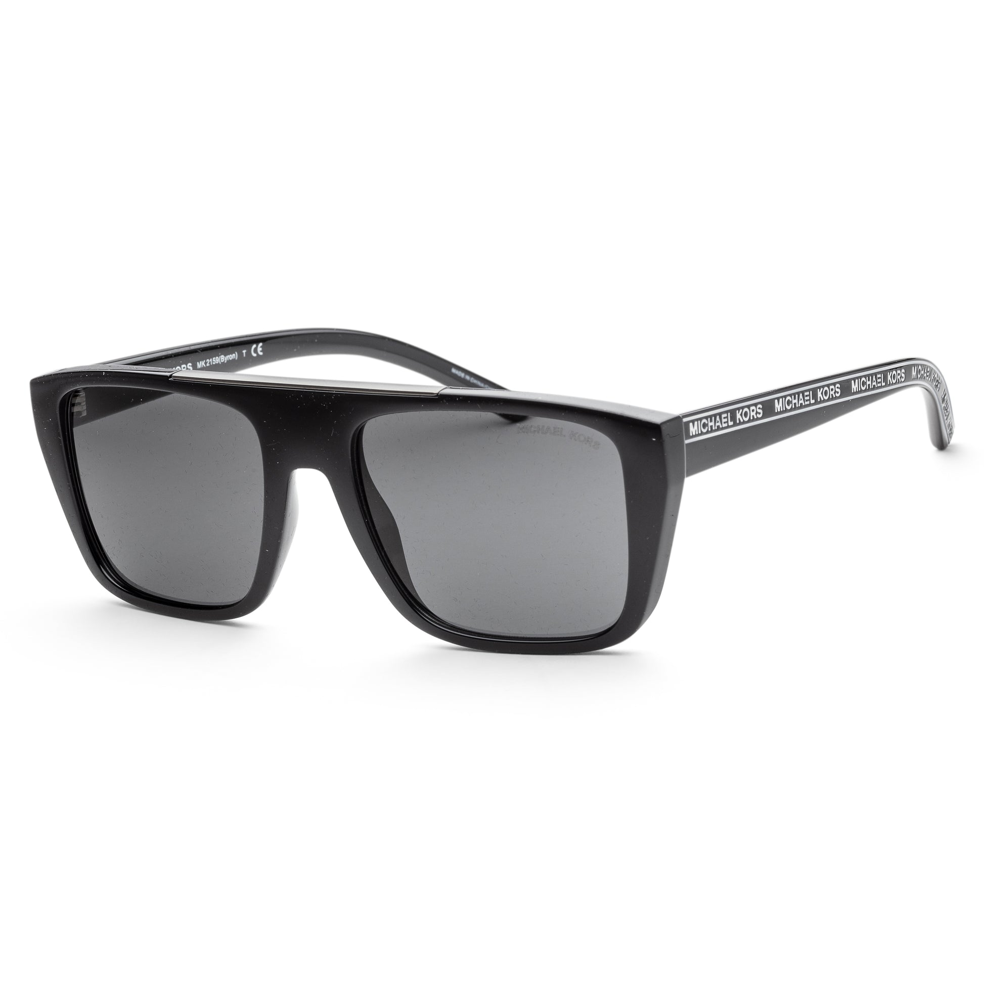 title:Michael Kors Men's Byron 55mm Black Sunglasses MK2159-300587;color:Black