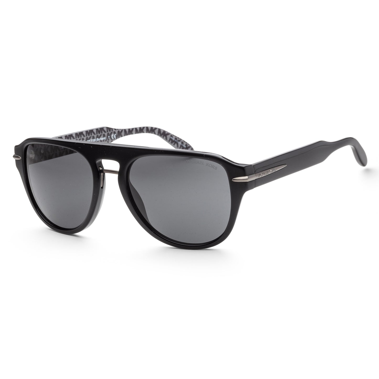 Michael Kors Men's Burbank MK2166-300587 56mm Black Sunglasses - Ruumur