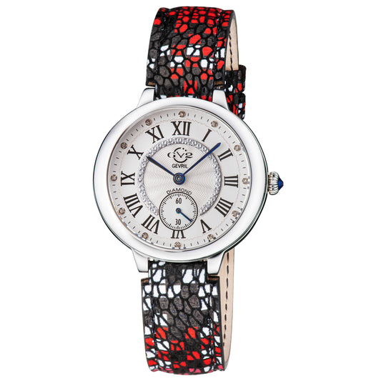 title:GV2 by Gevril Women's Rome 36mm Quartz Watch 12200S;color:White