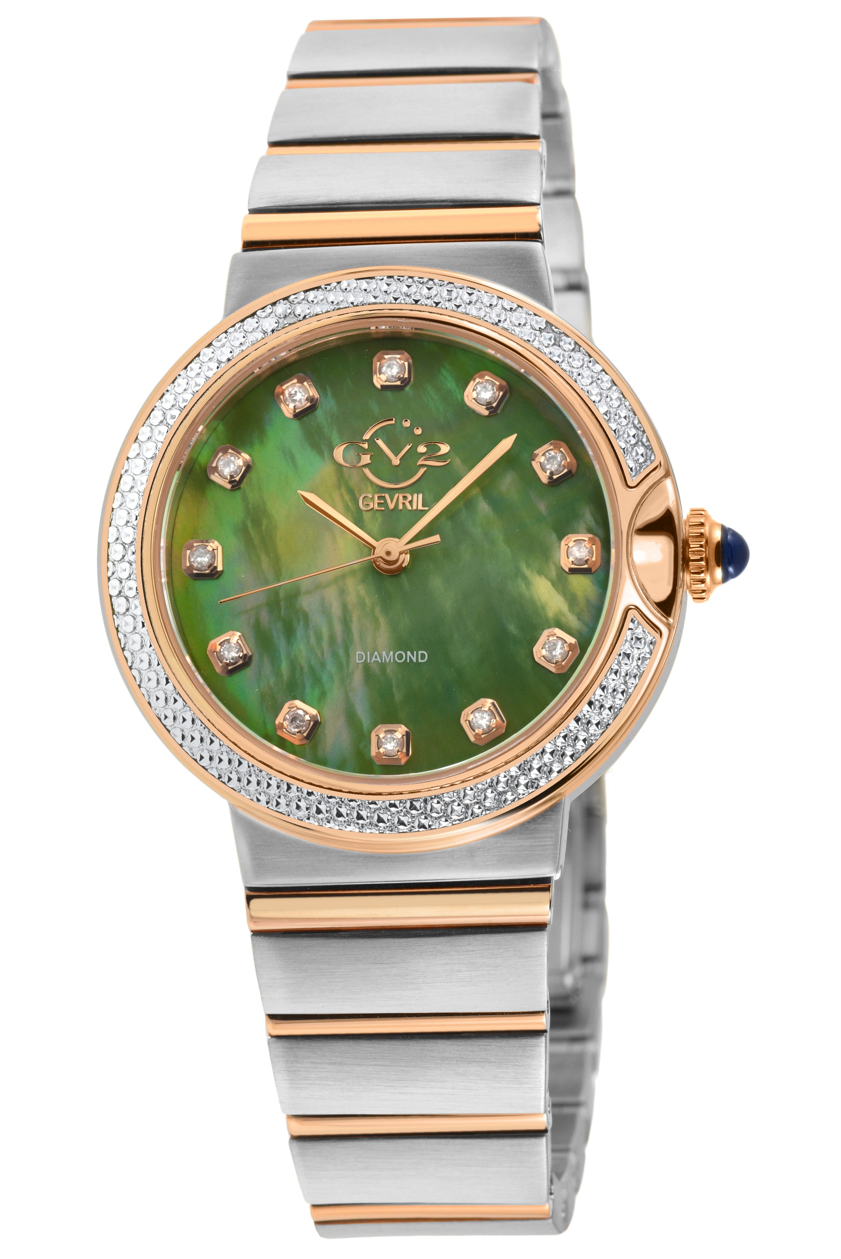 GV2 by Gevril Women's Sorrento 32mm Quartz Watch 12448B - Ruumur