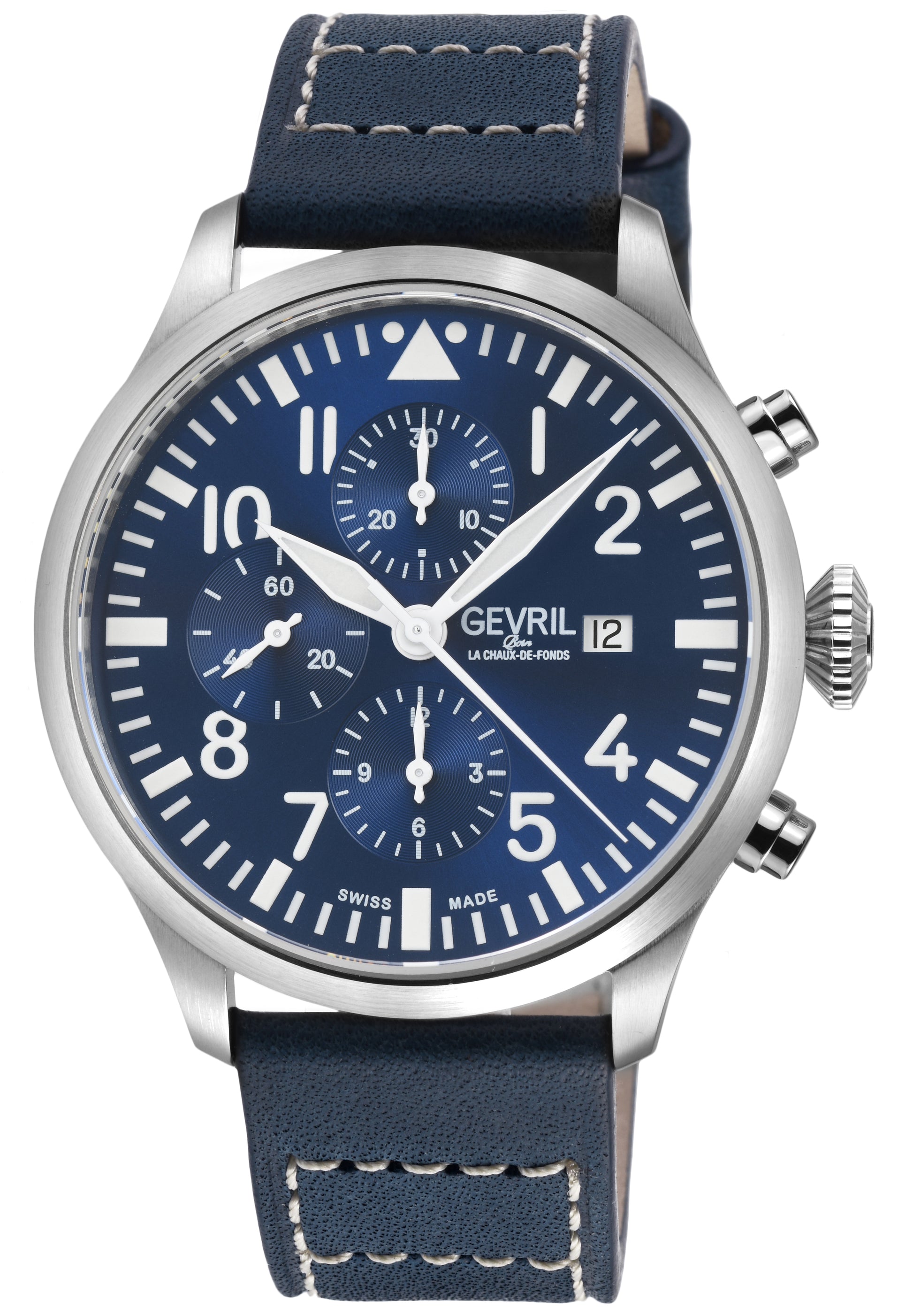 title:Gevril Men's Vaughn 44mm Automatic Watch 47101-1;color:Blue