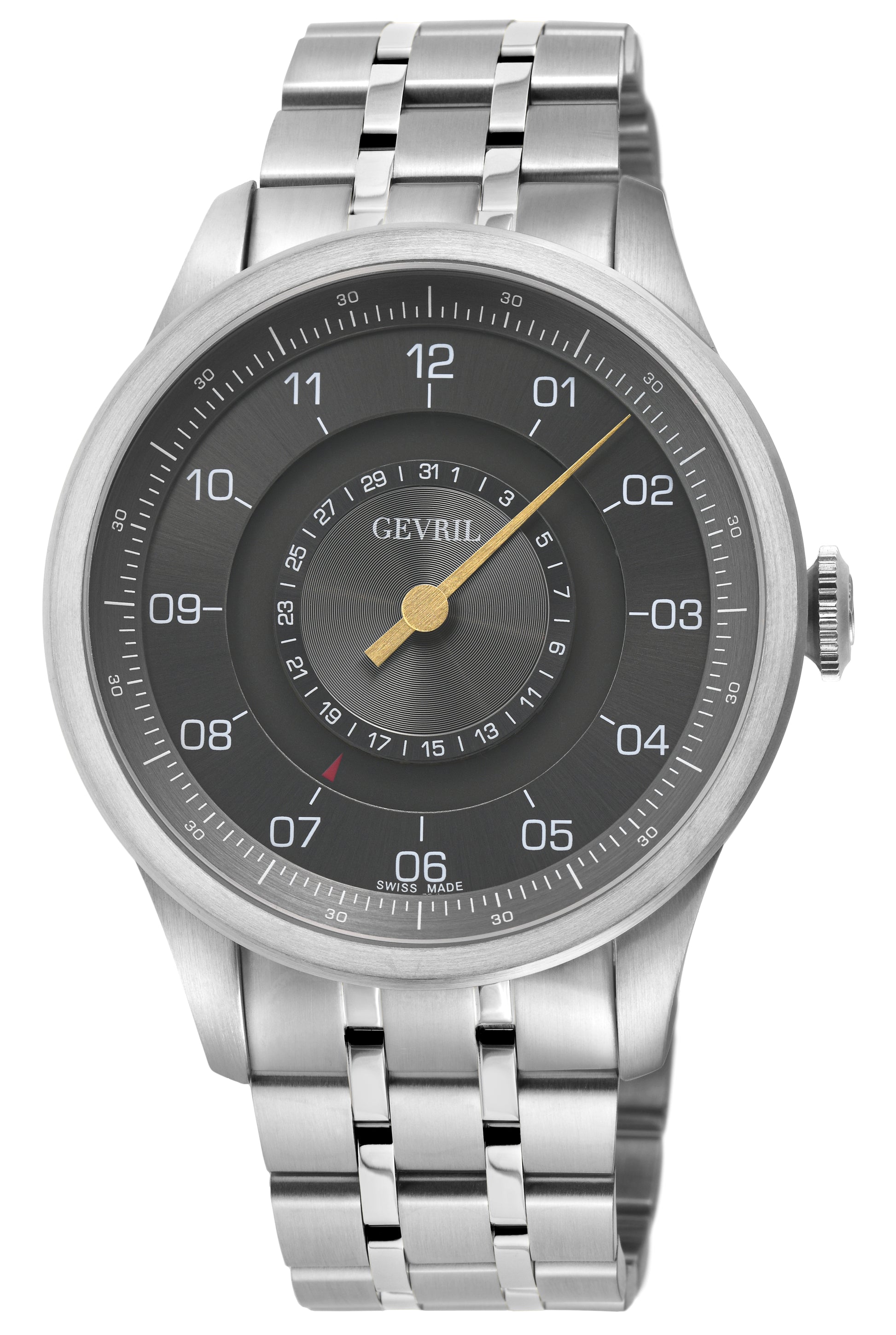 title:Gevril Men's Jones St 45mm Automatic Watch 2105;color:Grey