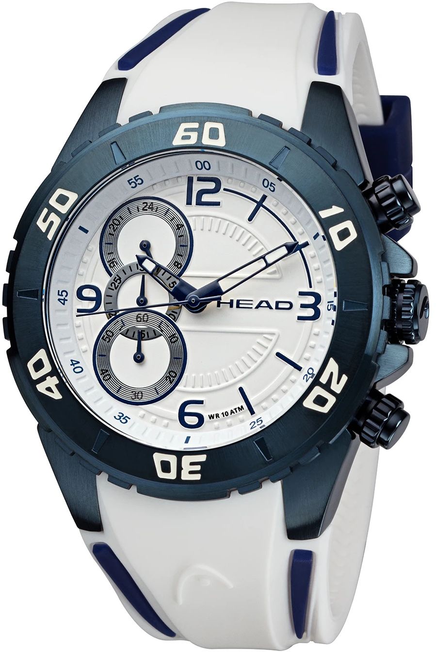 title:Head Men's H800504 Vancouver 1 46mm Quartz Watch;color:White
