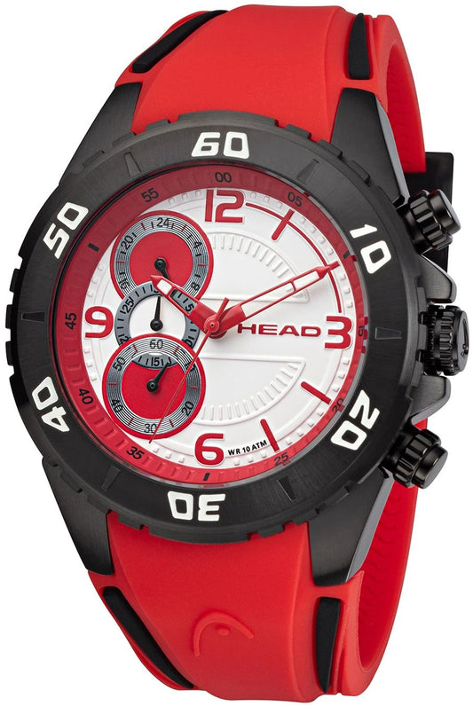 title:Head Men's H800503 Vancouver 1 46mm Quartz Watch;color:Red