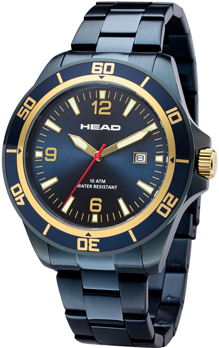 title:Head Men's H800405 Rome 43.5mm Quartz Watch;color:Blue