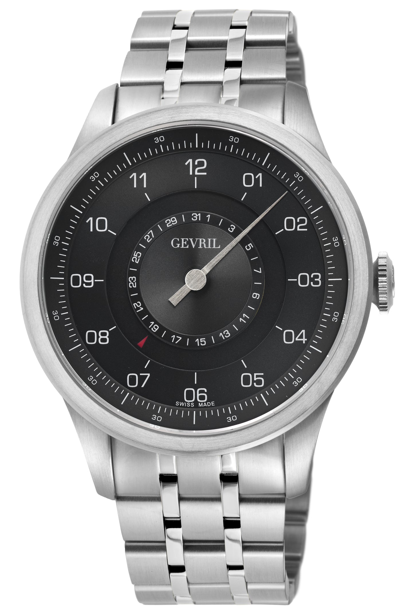 title:Gevril Men's Jones St 45mm Automatic Watch GV-2101;color:Black