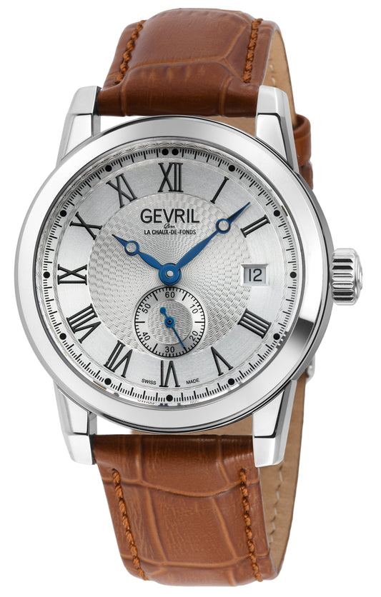 title:Gevril Men's Madison 39mm Automatic Watch 25001L;color:Silver