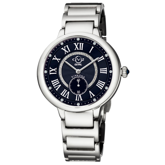 title:GV2 by Gevril Women's Rome 36mm Quartz Watch 12205B;color:Dark Blue