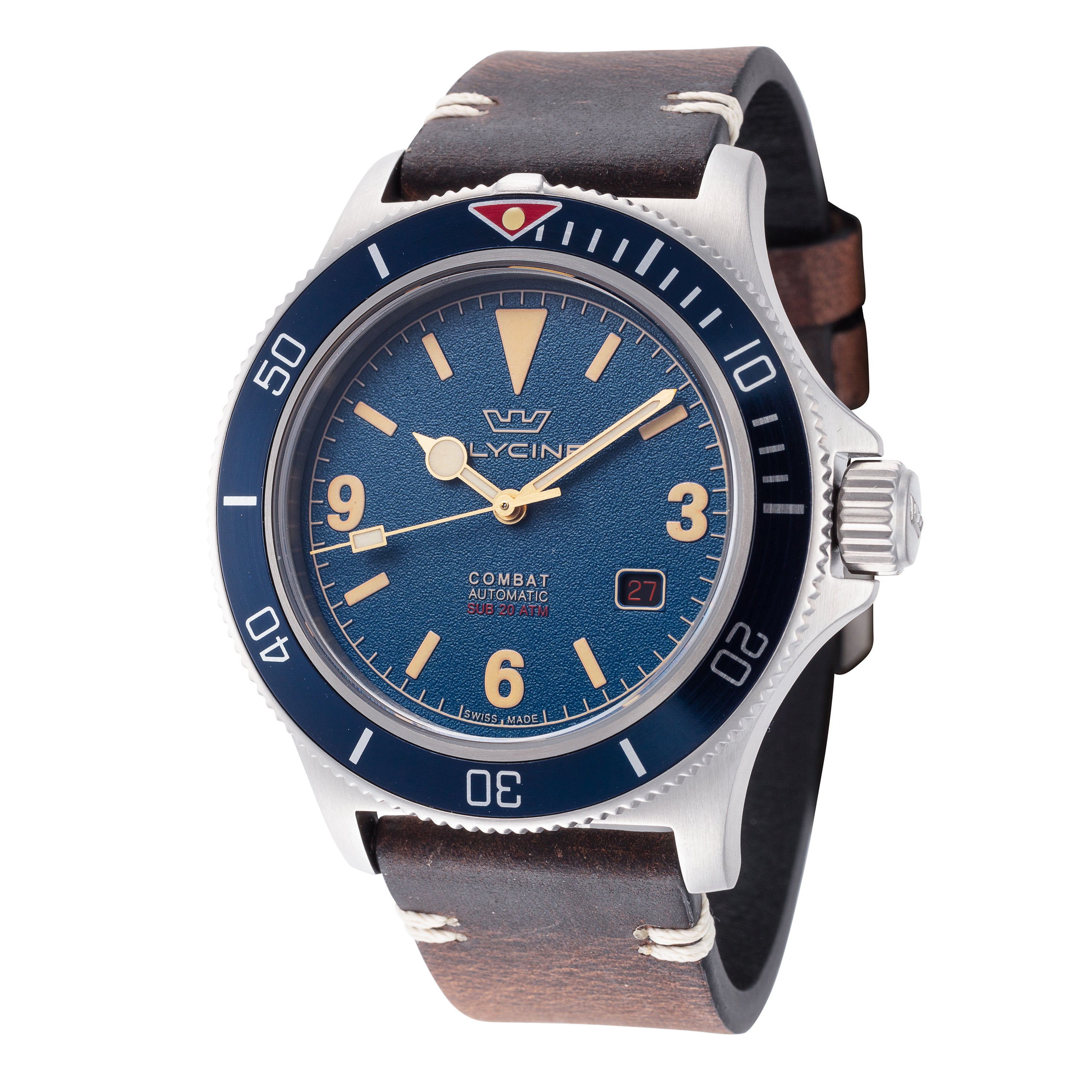 Glycine Men s GL0417 Combat Sub 42mm Automatic Watch Ruumur