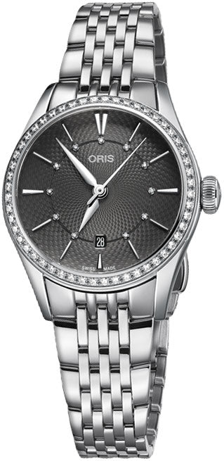 title:Oris Women's 01-561-7722-4953-07-8-14-88 Artelier Date 28mm Automatic Watch;color:Silver