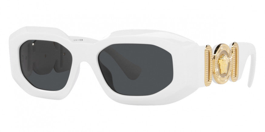 title:Versace Men's VE4425U-314-87 Fashion 53mm White Sunglasses;color:White
