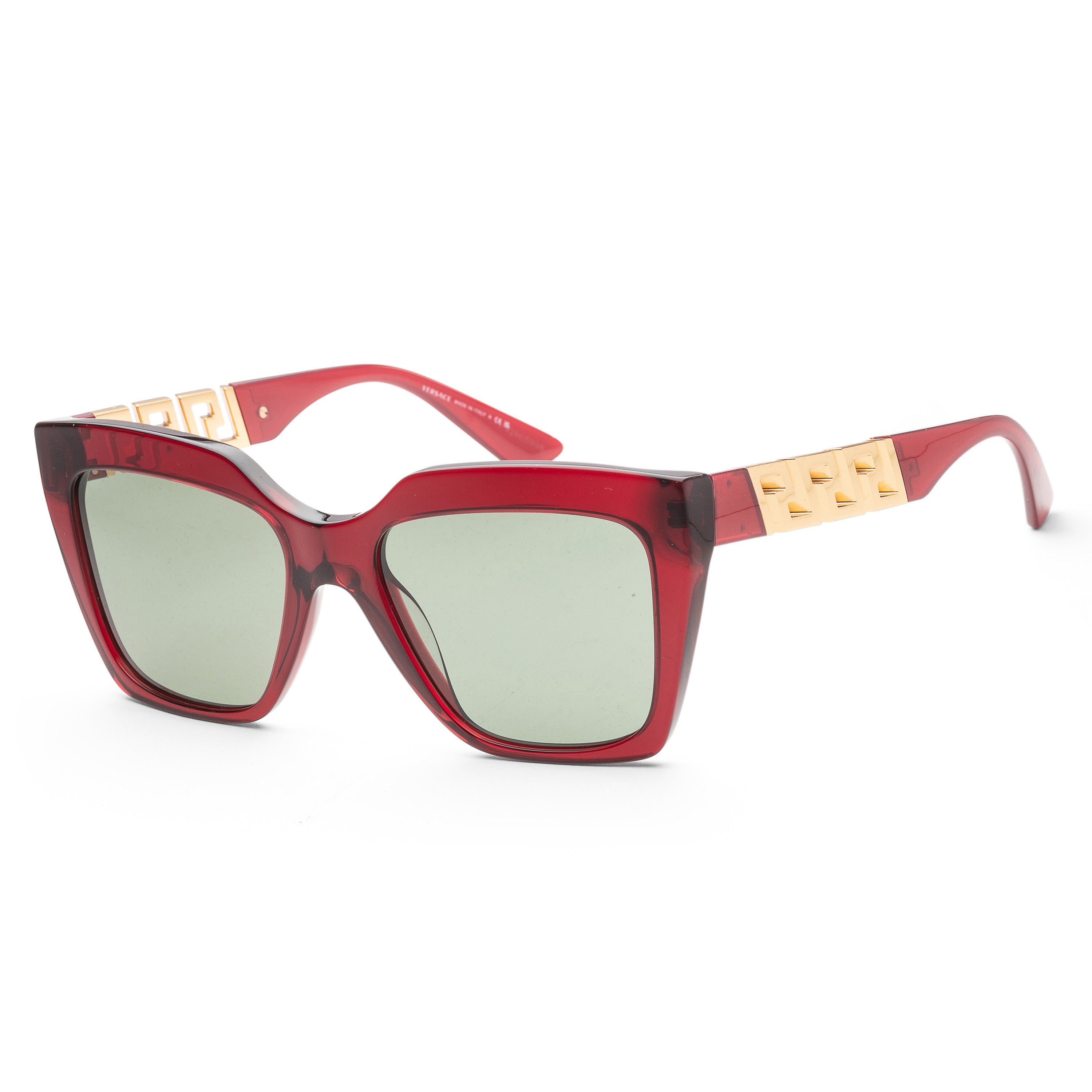 title:Versace Women's VE4418-388-2 Fashion 56mm Transparent Red Sunglasses;color:Transparent Red