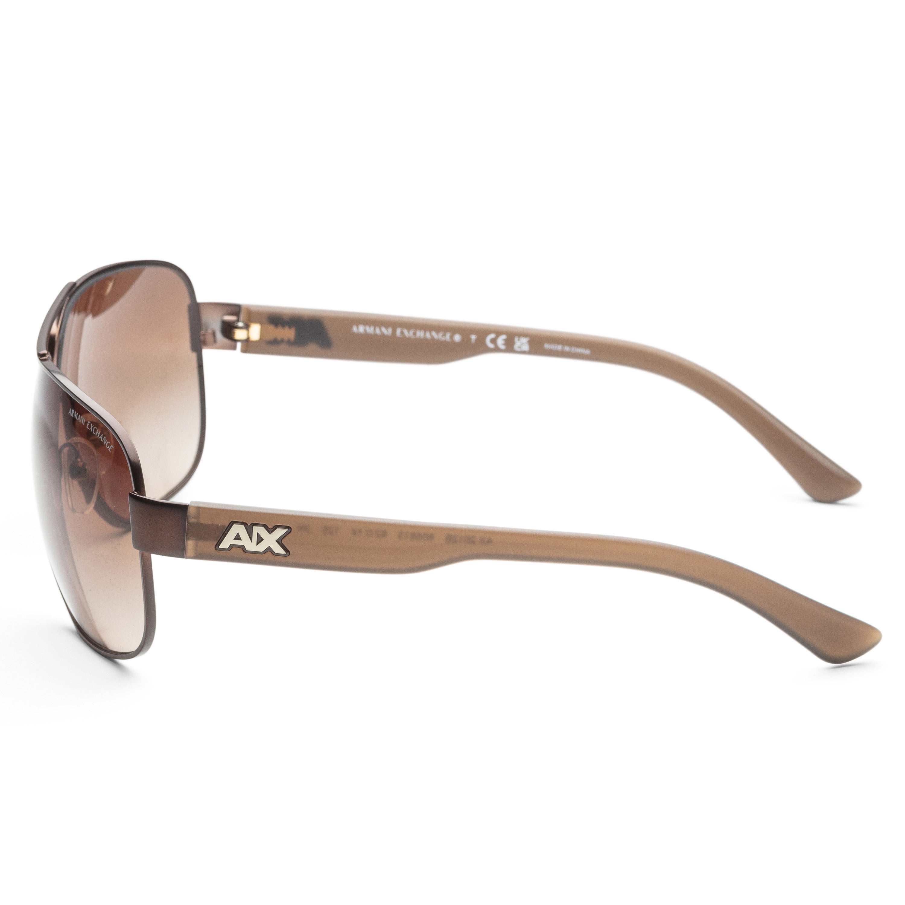 title:Armani Exchange Men's AX2012S-605813 Fashion 62mm Matte Brown Sunglasses;color:Matte Brown