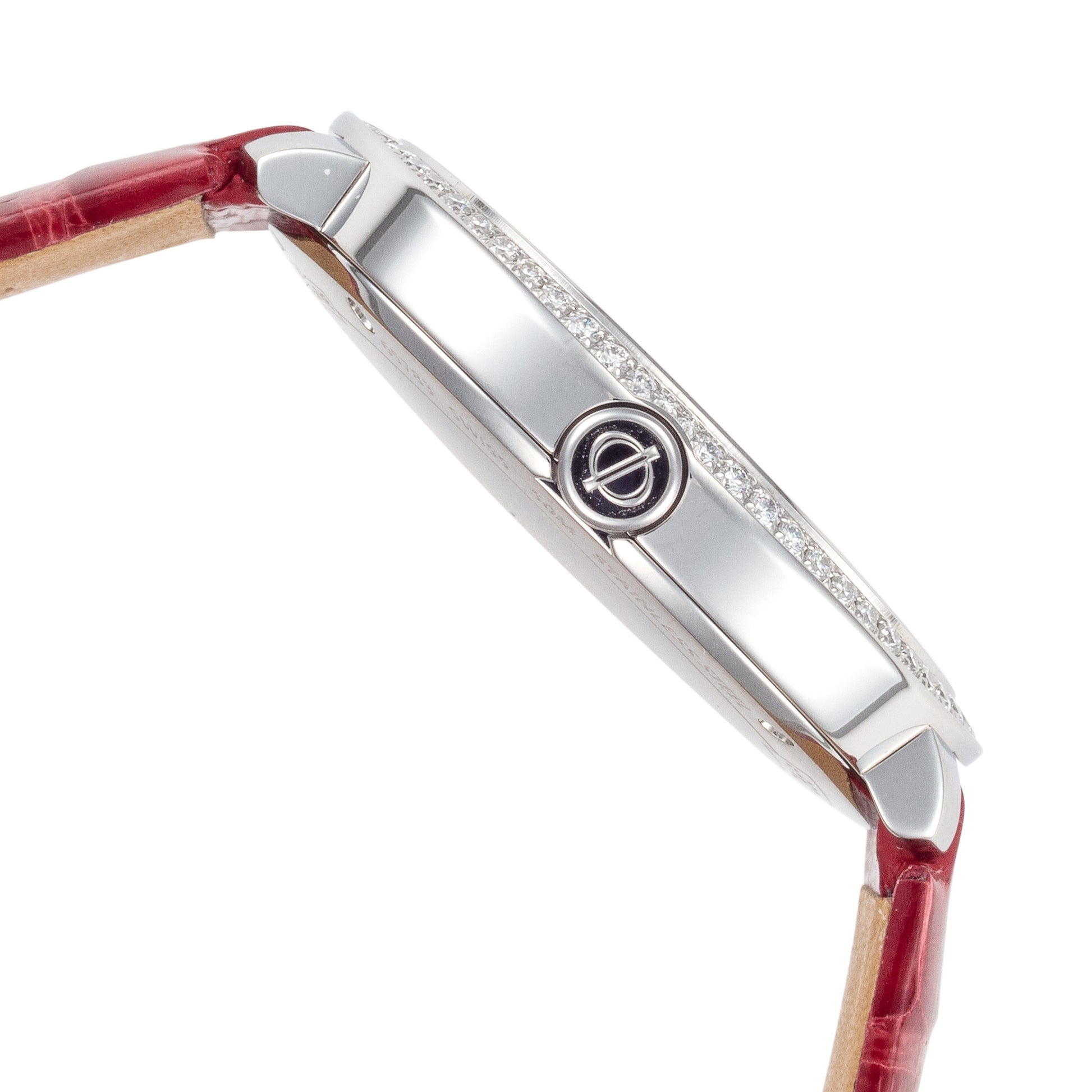 title:Baume and Mercier Women's A10200 Promesse 34.4mm Quartz Watch;color:Red