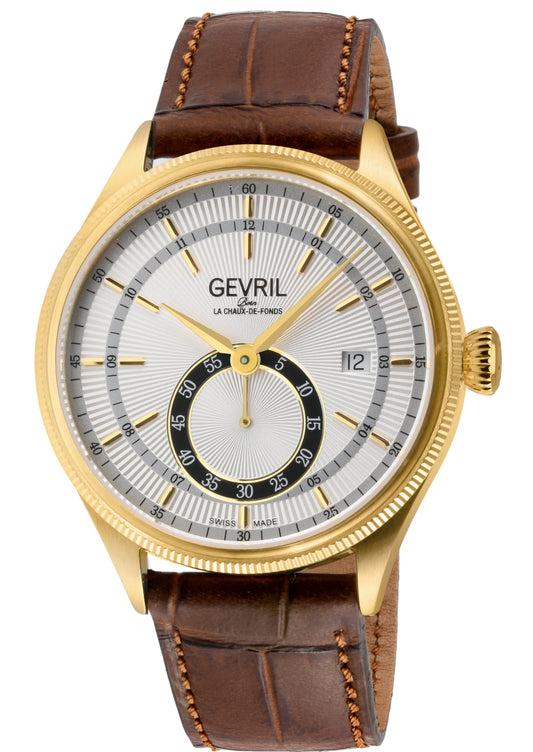 title:Gevril Men's Empire 40mm Automatic Watch 48105;color:White