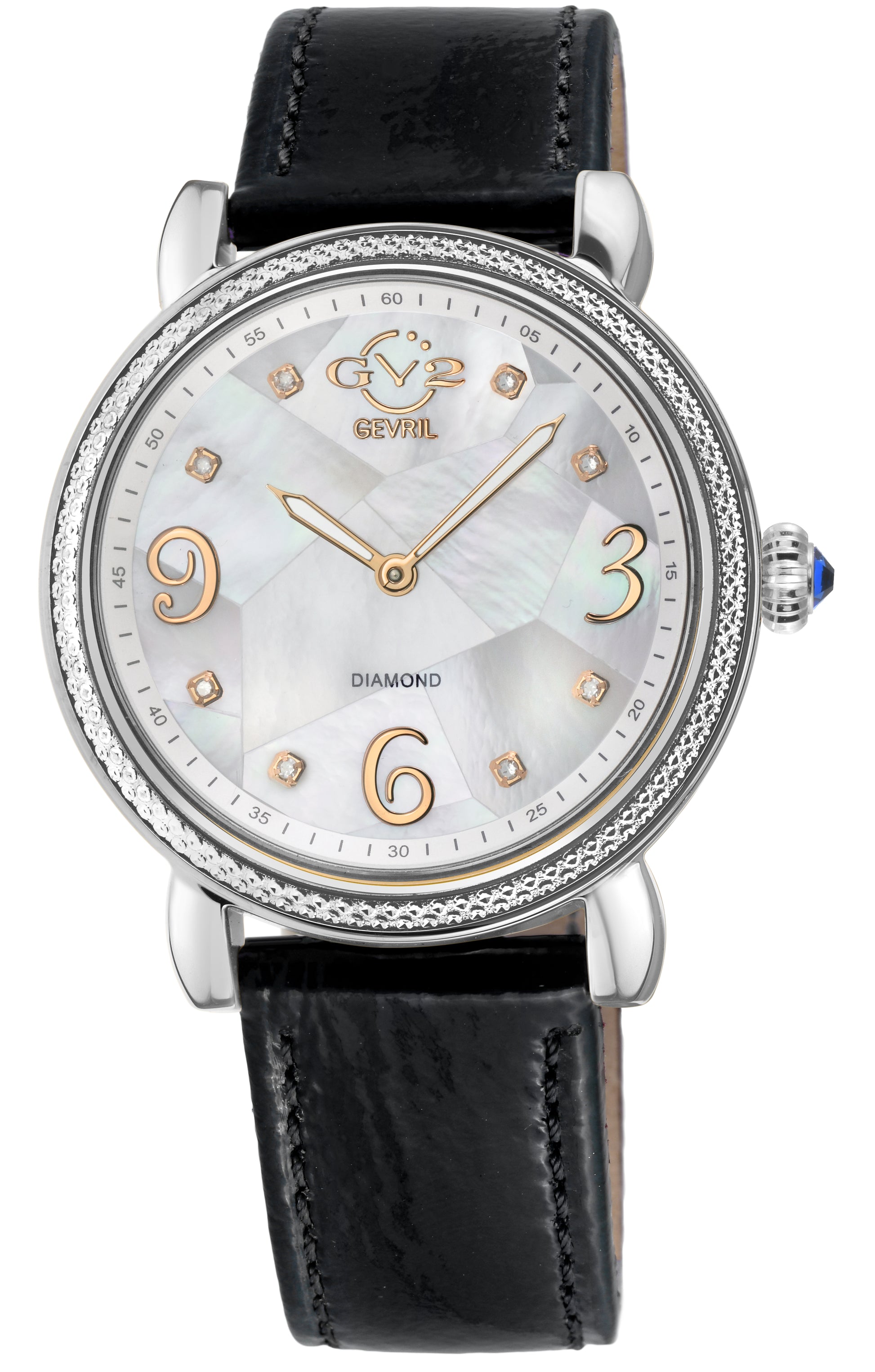 GV2 by Gevril Women's Ravenna 37mm Quartz Watch 12610 - Ruumur