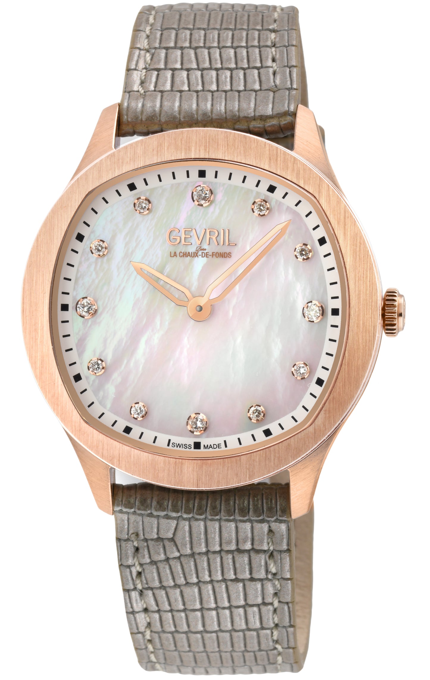 title:Gevril Women's Morcote 36mm Quartz Watch 10051;color:White Mother-of-Pearl