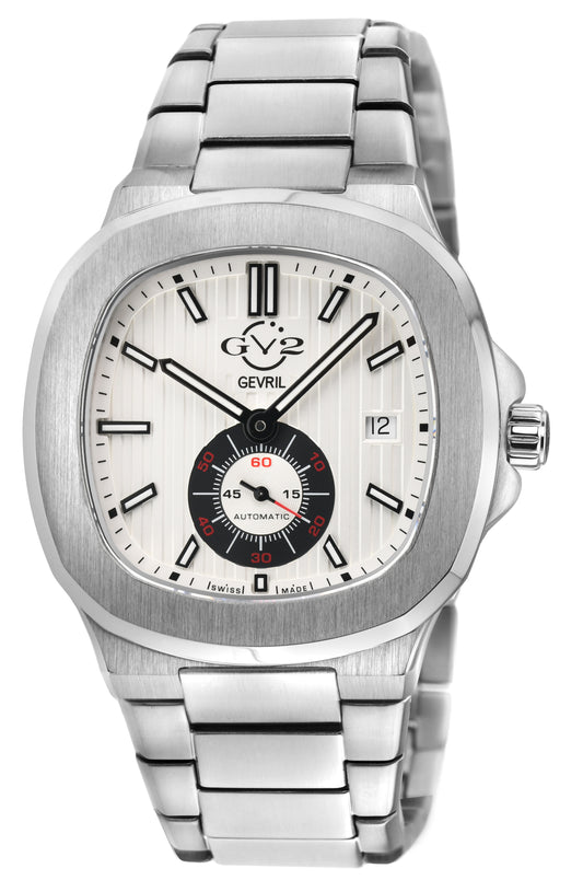 title:GV2 by Gevril Men's Potente 40mm Automatic Watch 18300B;color:White