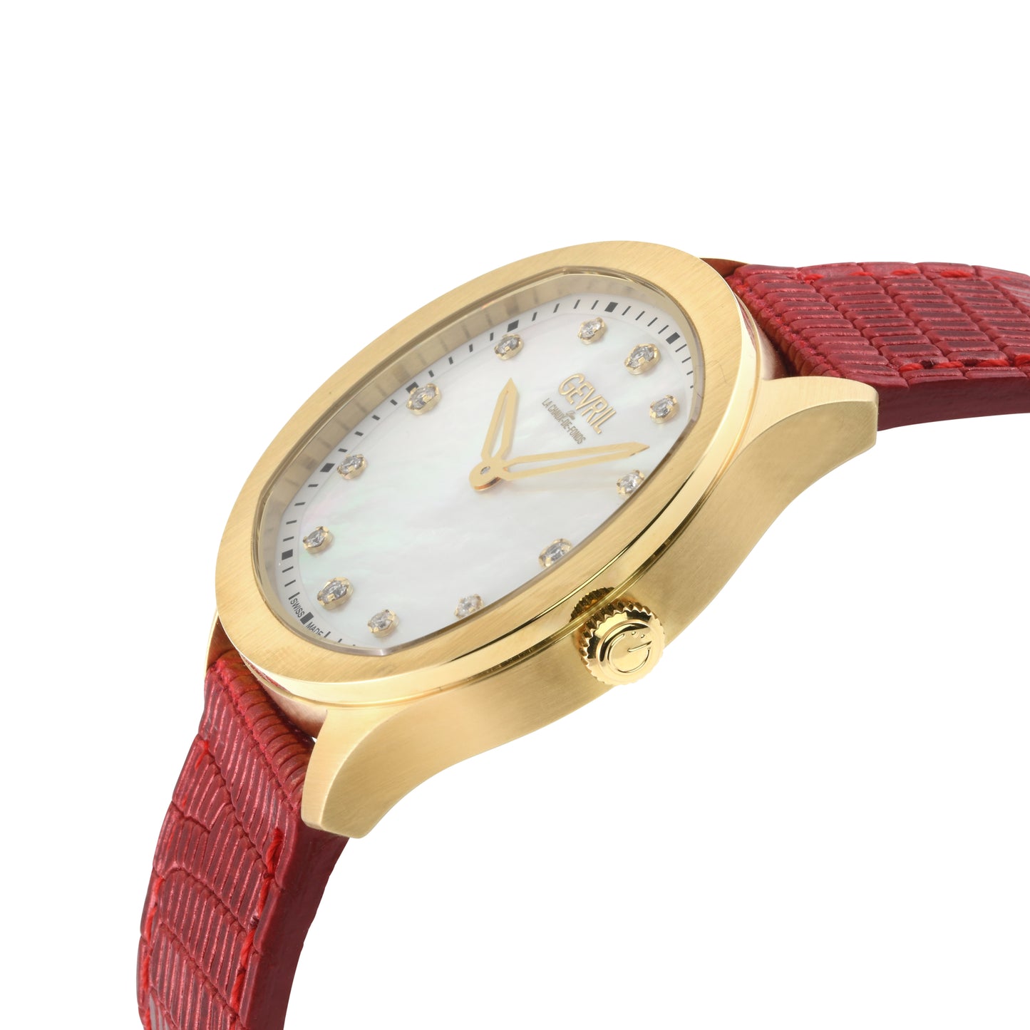 title:Gevril Women's Morcote 36mm Quartz Watch 10021;color:White Mother-of-Pearl