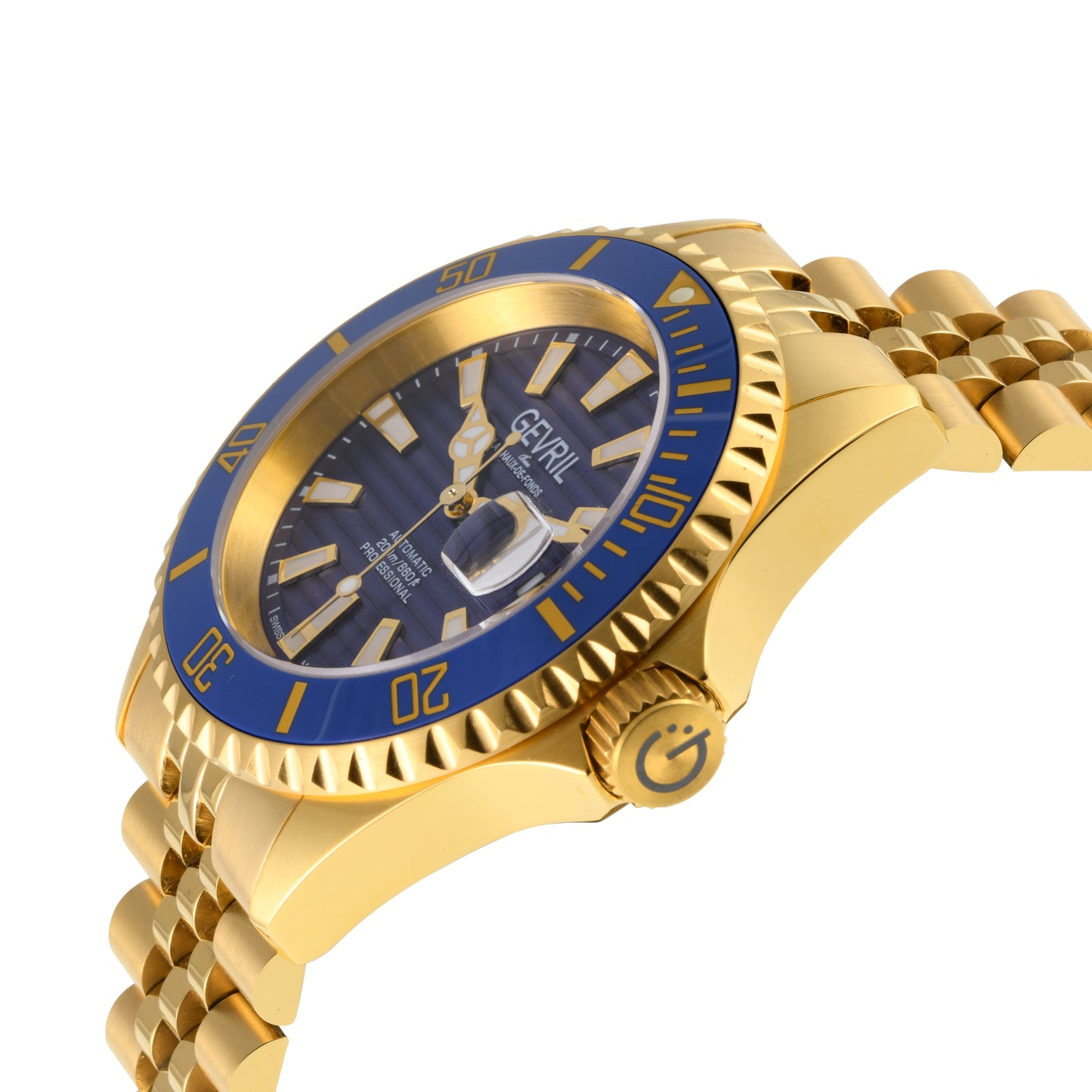 title:Gevril Men's Chambers 43mm Automatic Watch 42604;color:Blue