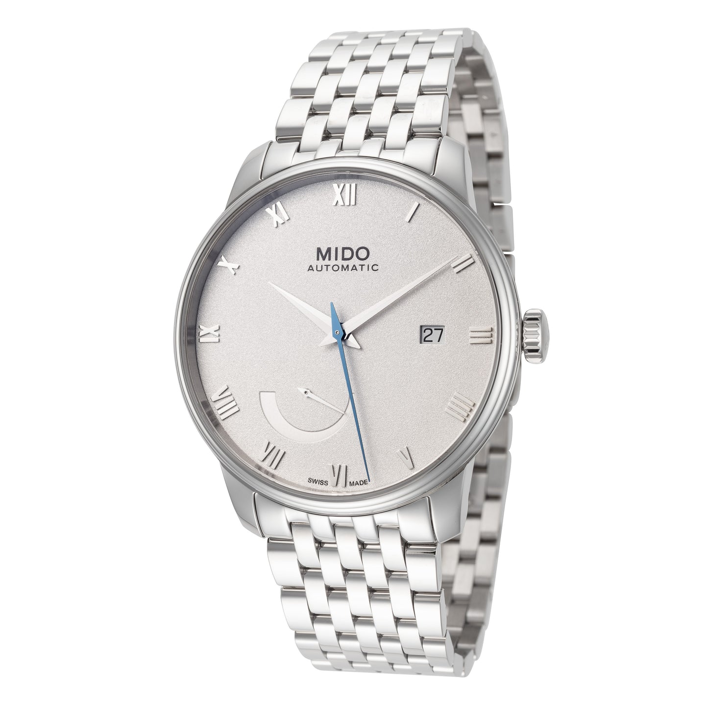 title:Mido Men's M0274281101300 Baroncelli 40mm Automatic Watch;color:Silver