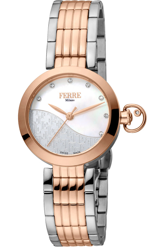 title:Ferre Milano Women's FM1L148M0091 Fashion 28mm Quartz Watch;color:Silver