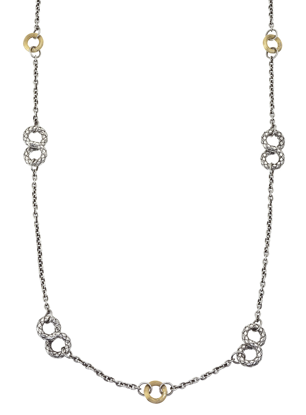 title:Alisa Women's Sterling Silver & 18K Gold 17 in. Necklace;color:not applicable