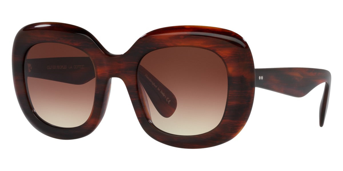 title:Oliver Peoples Women's 52mm Red Tortoise Sunglasses OV5479SU-172513;color:Red Tortoise frame, Spice Brown Gradient lens