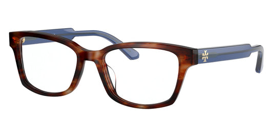 title:Tory Burch Women's 51mm Dark Wood Opticals TY2116U-1837;color:Dark Wood frame, Demo Lens