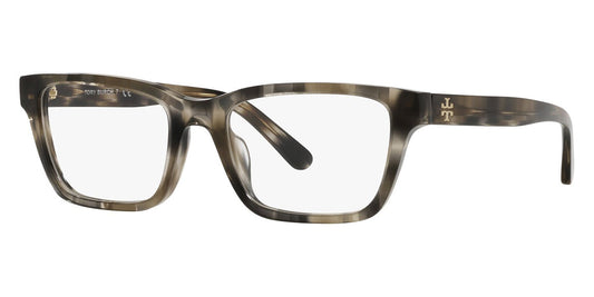 title:Tory Burch Women's 50mm Striped Olive Tortoise  Opticals TY2118U-1847;color:Striped Olive Tortoise frame, Demo Lens