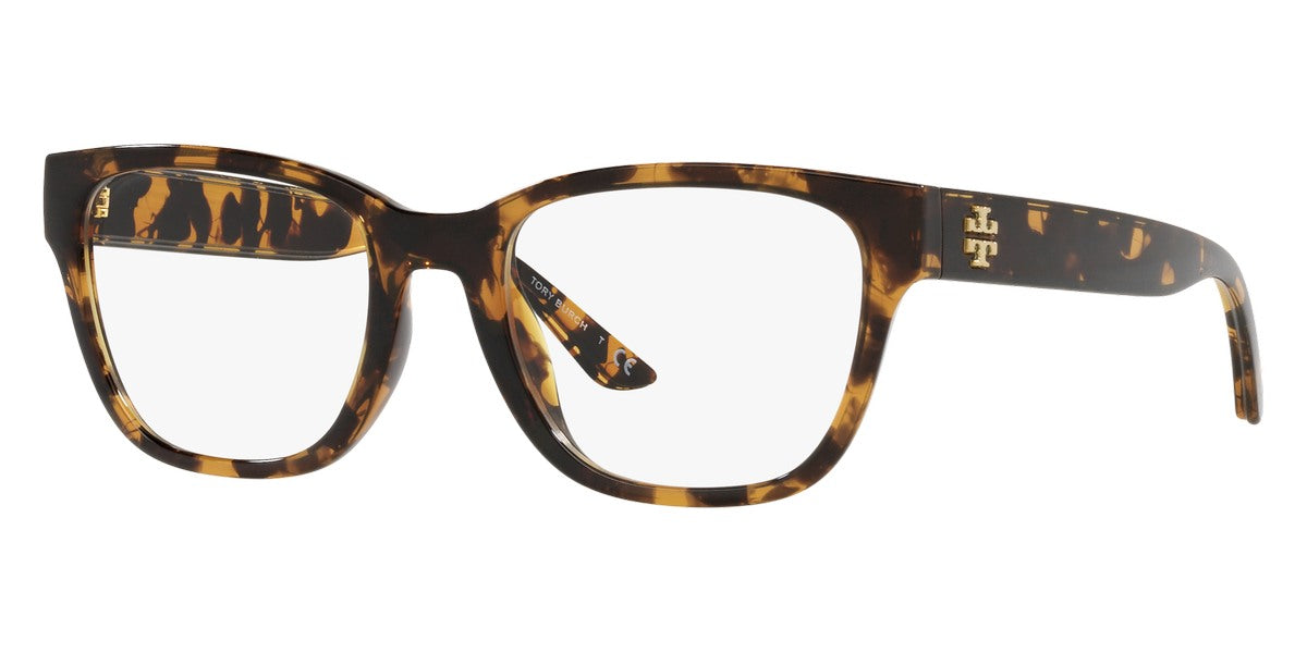 title:Tory Burch Women's 50mm Dark Tortoise Opticals TY4010U-1519;color:Dark Tortoise frame, Demo Lens