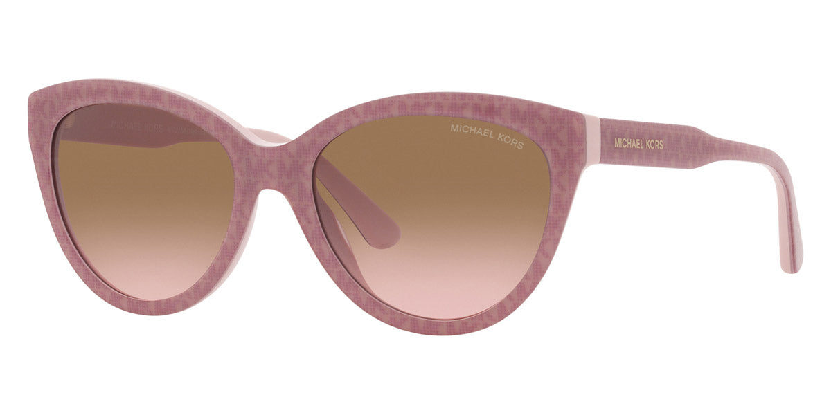 title:Michael Kors Women's MK2158-310511 Makena 55mm Signature Ballet Sunglasses;color:Signature Ballet Frame, Brown Pink Gradient Lens