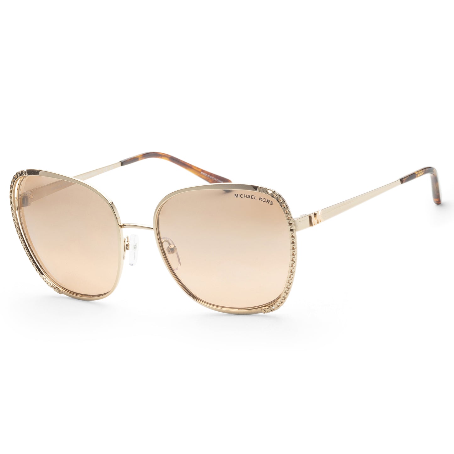 Michael Kors Women's Amsterdam MK1090-10148Z 59mm Light Gold Sunglasses - Ruumur