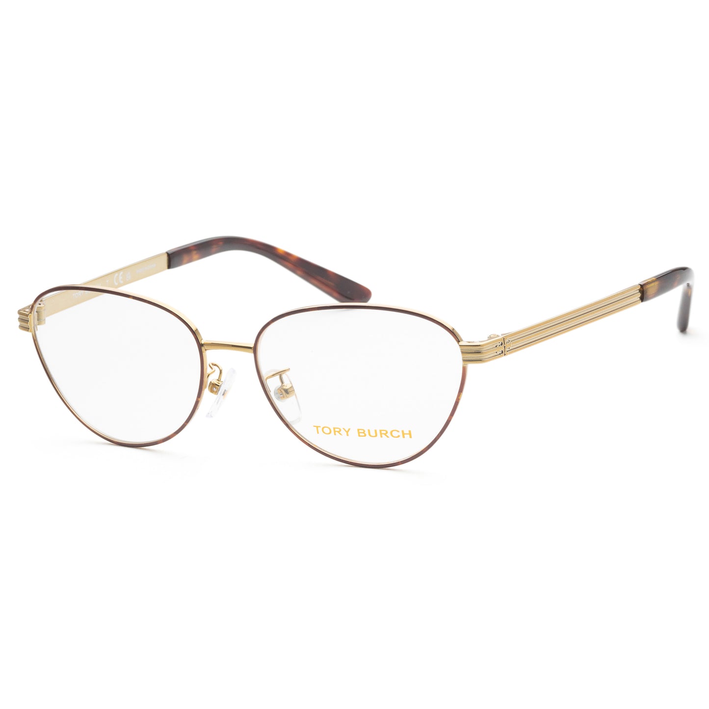 title:Tory Burch Women's 53mm Dark Tortoise Gold Opticals TY1071-3279;color:Dark Tortoise Gold frame, Demo lens