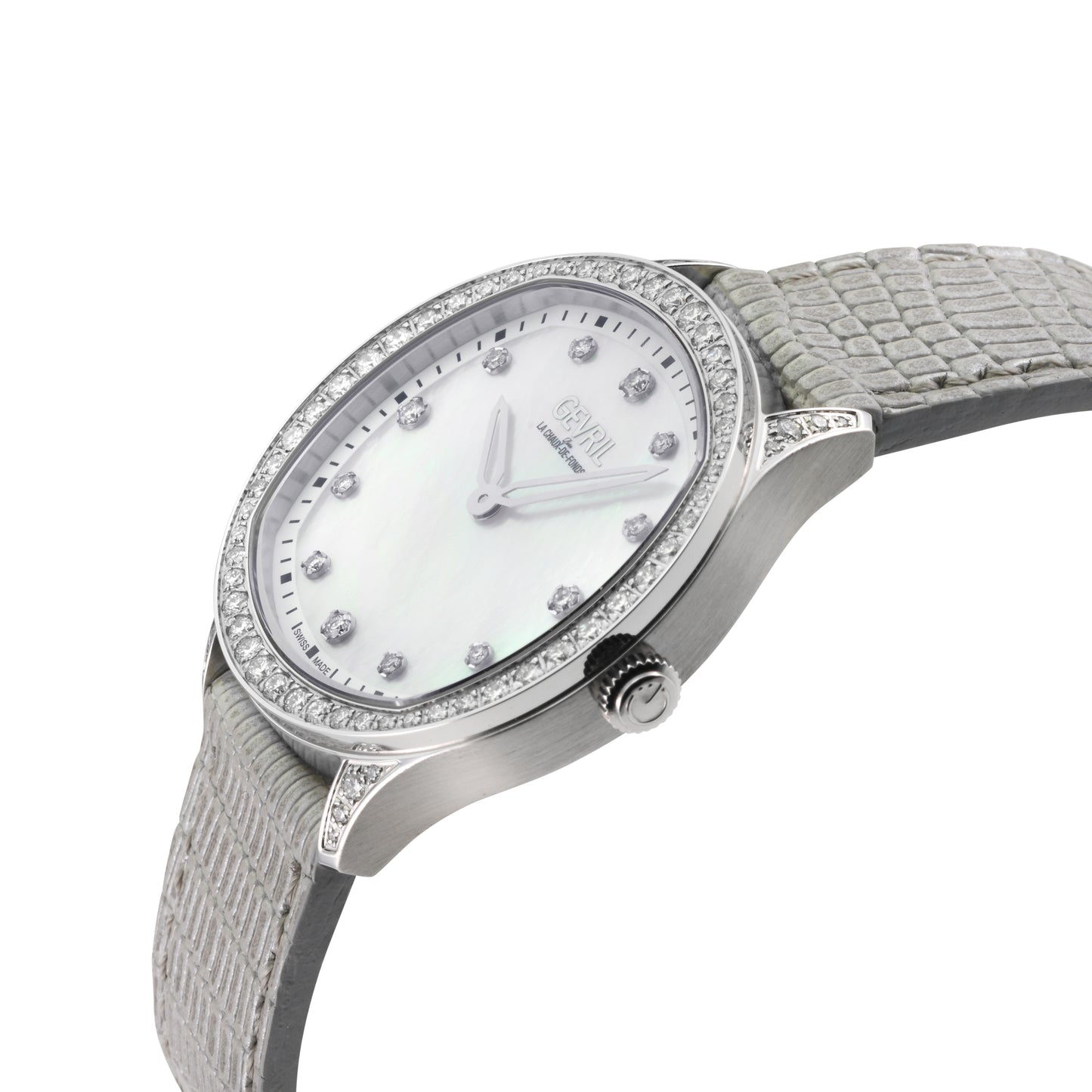 title:Gevril Women's Morcote 36mm Quartz Watch GV-10241;color:White Mother-of-Pearl