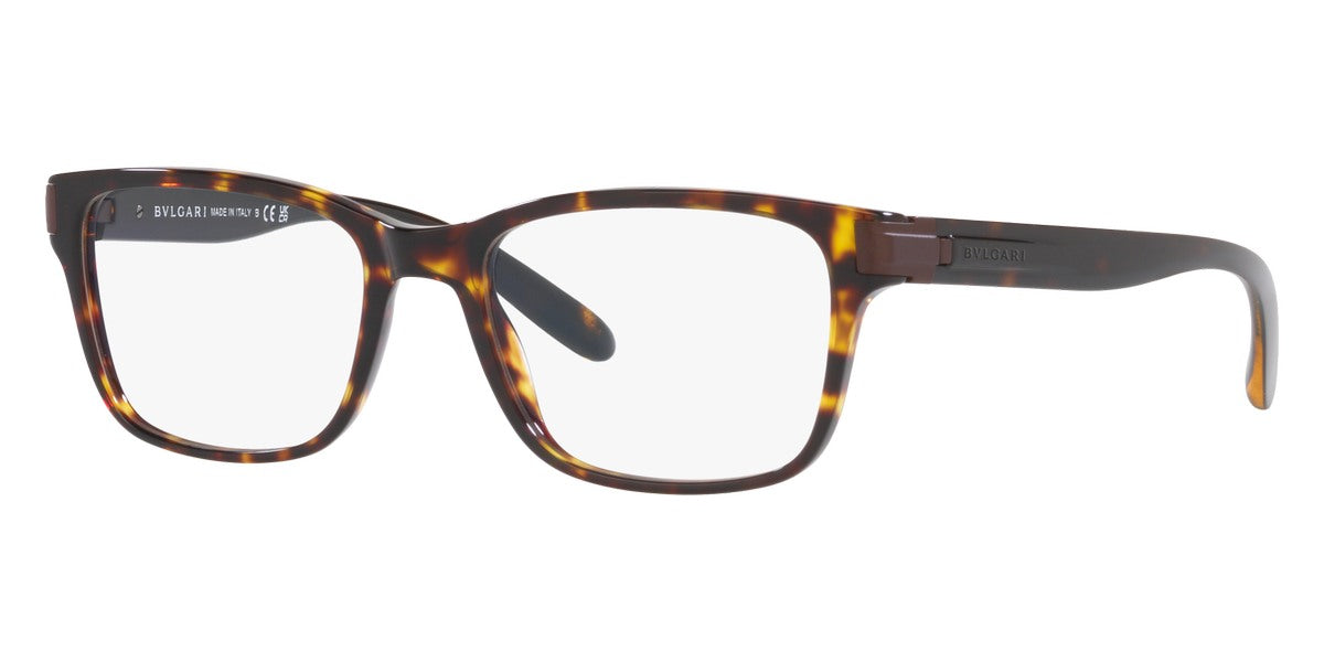 title:Bulgari Men's 53 mm Havana Opticals BV3051-504;color:Havana frame, Demo lens