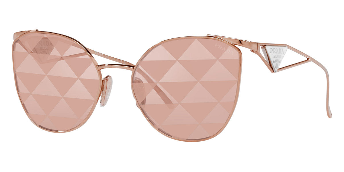title:Prada Women's PR-50ZS-SVF05T Fashion 59mm Pink Gold Sunglasses;color:Pink Gold