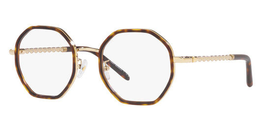 title:Tory Burch Women's 51mm Dark Tortoise Opticals TY1075-3337;color:Dark Tortoise frame, Demo lens