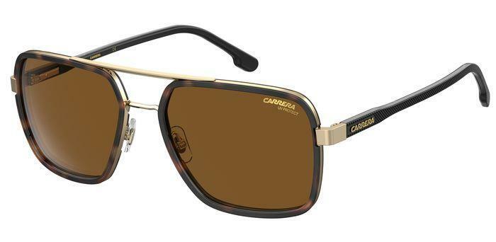 title:Carrera Men's CA256S-0J5G-70 Fashion 58mm Brown Sunglasses;color:Brown Havana Gold