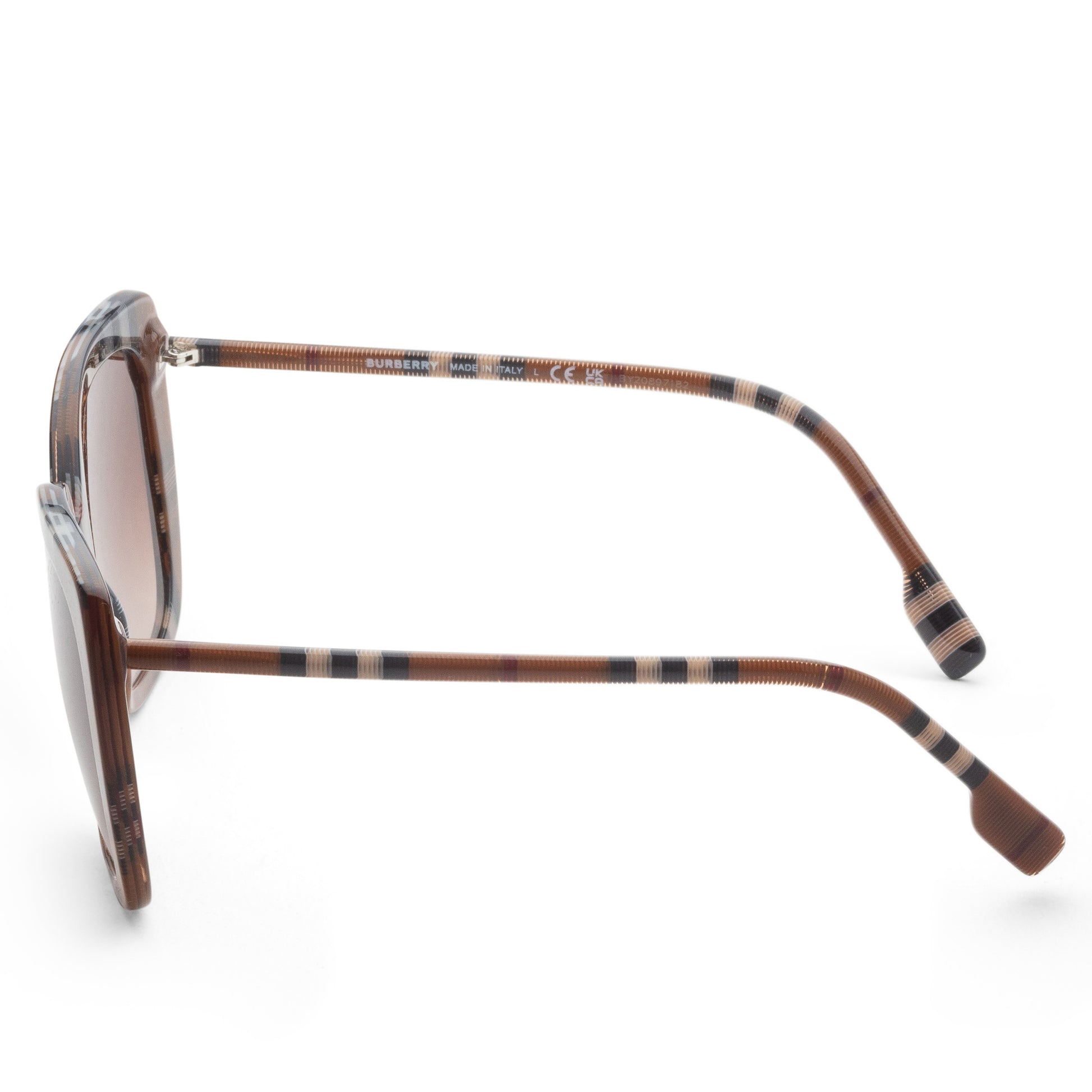 title:Burberry Women's 54mm Checkered Brown  Sunglasses BE4323-400513;color:Checkered Brown