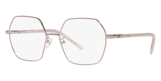 title:Tory Burch Women's 54mm Shiny Rose Gold Opticals TY1072-3313;color:Shiny Rose Gold frame, Demo Lens