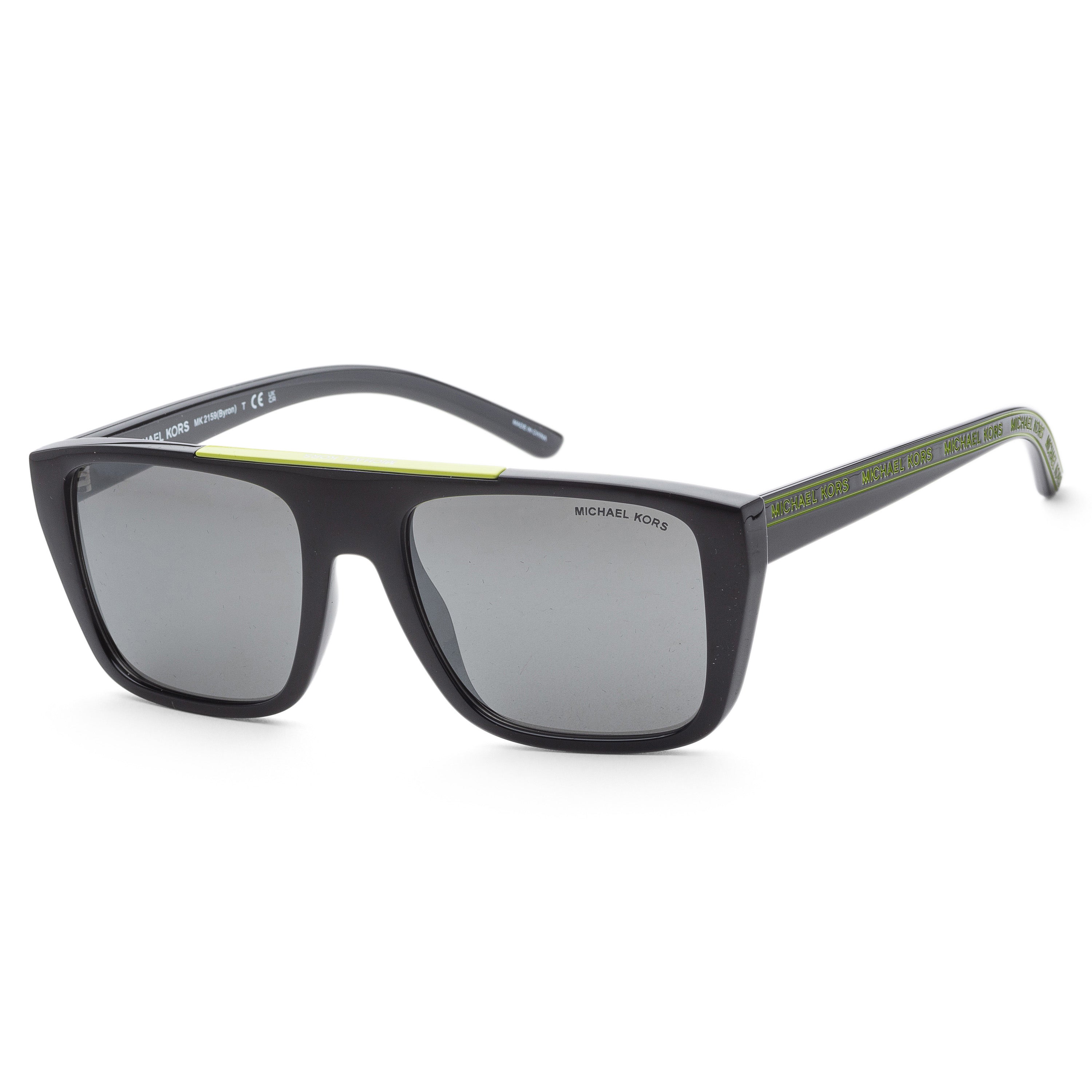 Michael Kors Men's Byron 55mm Black Sunglasses - Ruumur