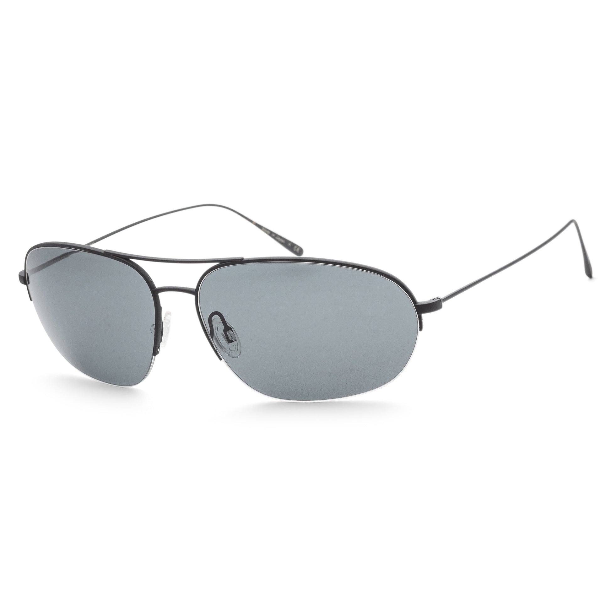 title:Oliver Peoples Unisex OV1304ST-506281 Kondor 64mm Matte Black Sunglasses;color:Grey Polar Lens, Matte Black Frame