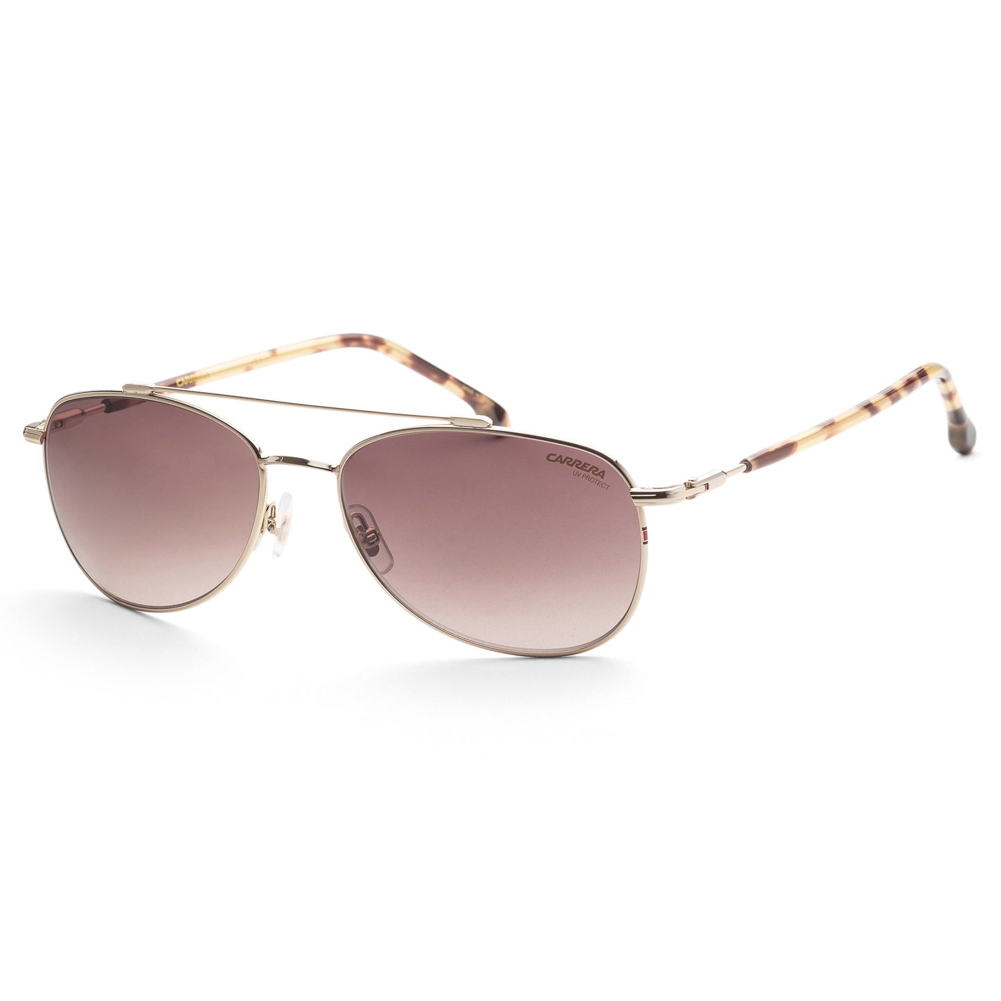 title:Carrera Unisex CA224S-0J5G-HA Fashion 58mm Rose Gold Sunglasses;color:Brown Gradient Lens, Rose Gold Frame