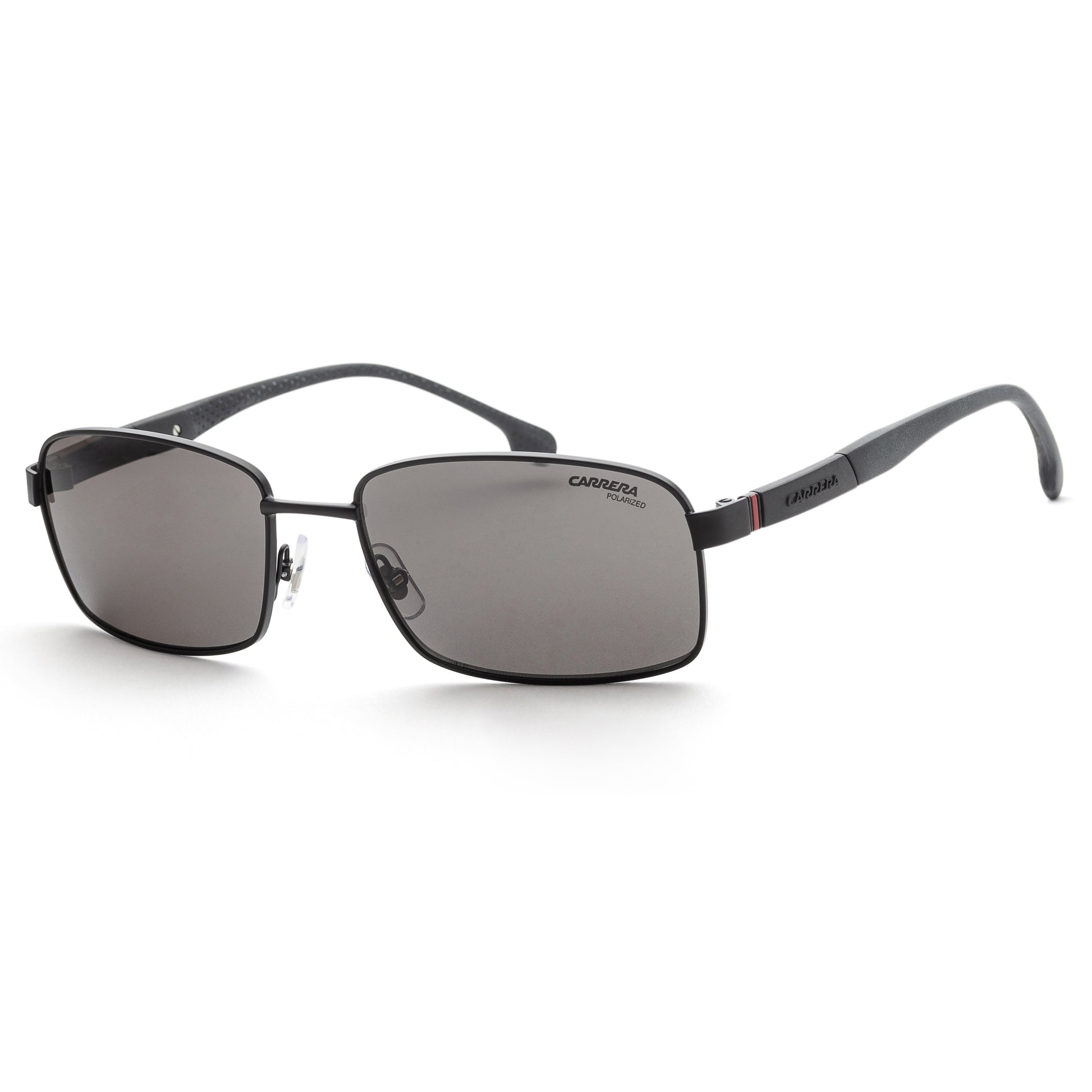 title:Carrera Men's CA8037S-0003-M9 Fashion 58mm Matte Black Sunglasses;color:Grey Lens, Matte Black Frame