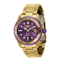 title:Invicta Women's IN-40880 38mm Purple Dial Quartz Watch;color:Purple Dial Purple Band
