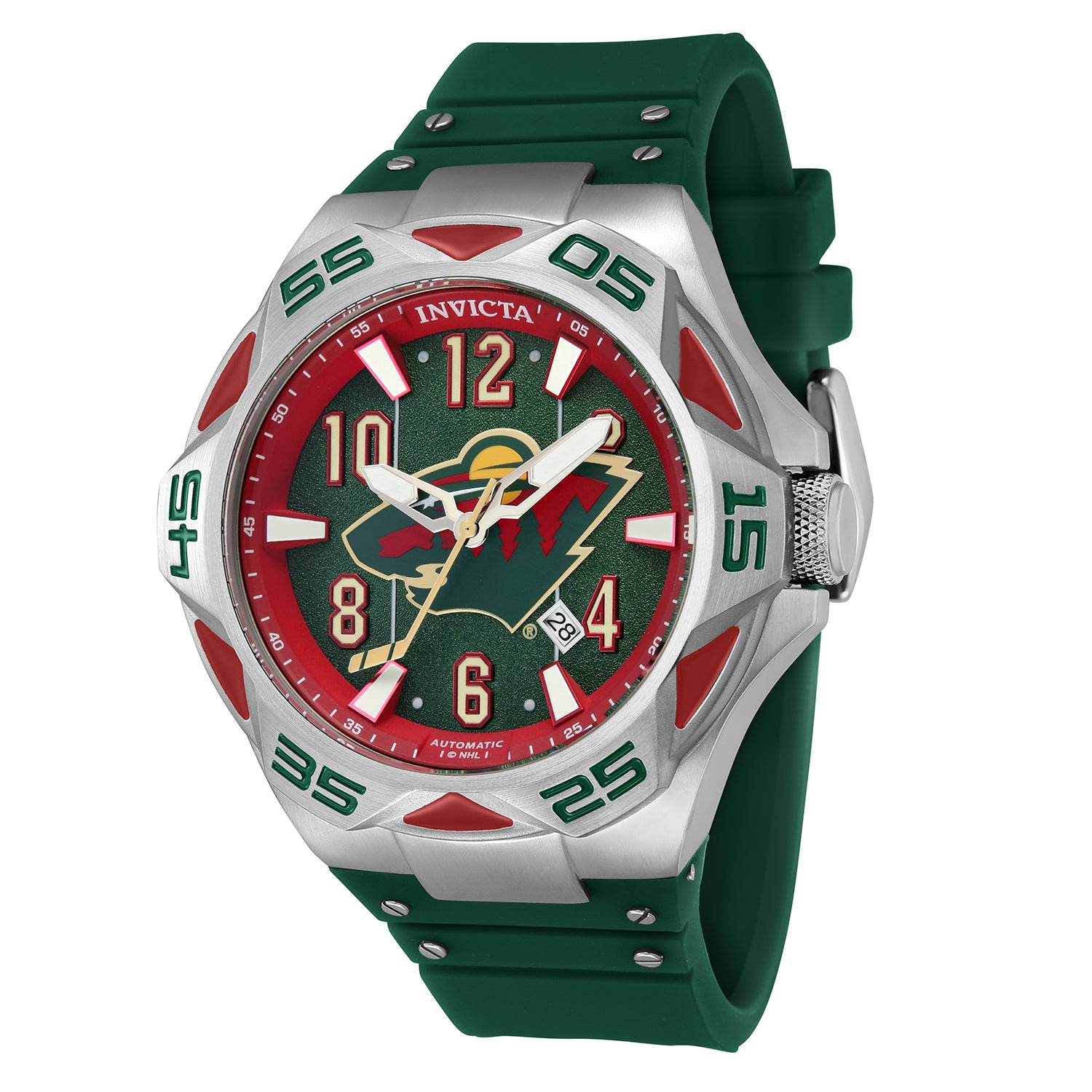 title:Invicta Men's IN-42275 52mm Green Dial Automatic Watch;color:Green