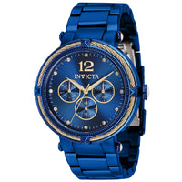 title:Invicta Men's IN-43883 42mm Blue Dial Quartz Watch;color:Blue Dial Blue Band